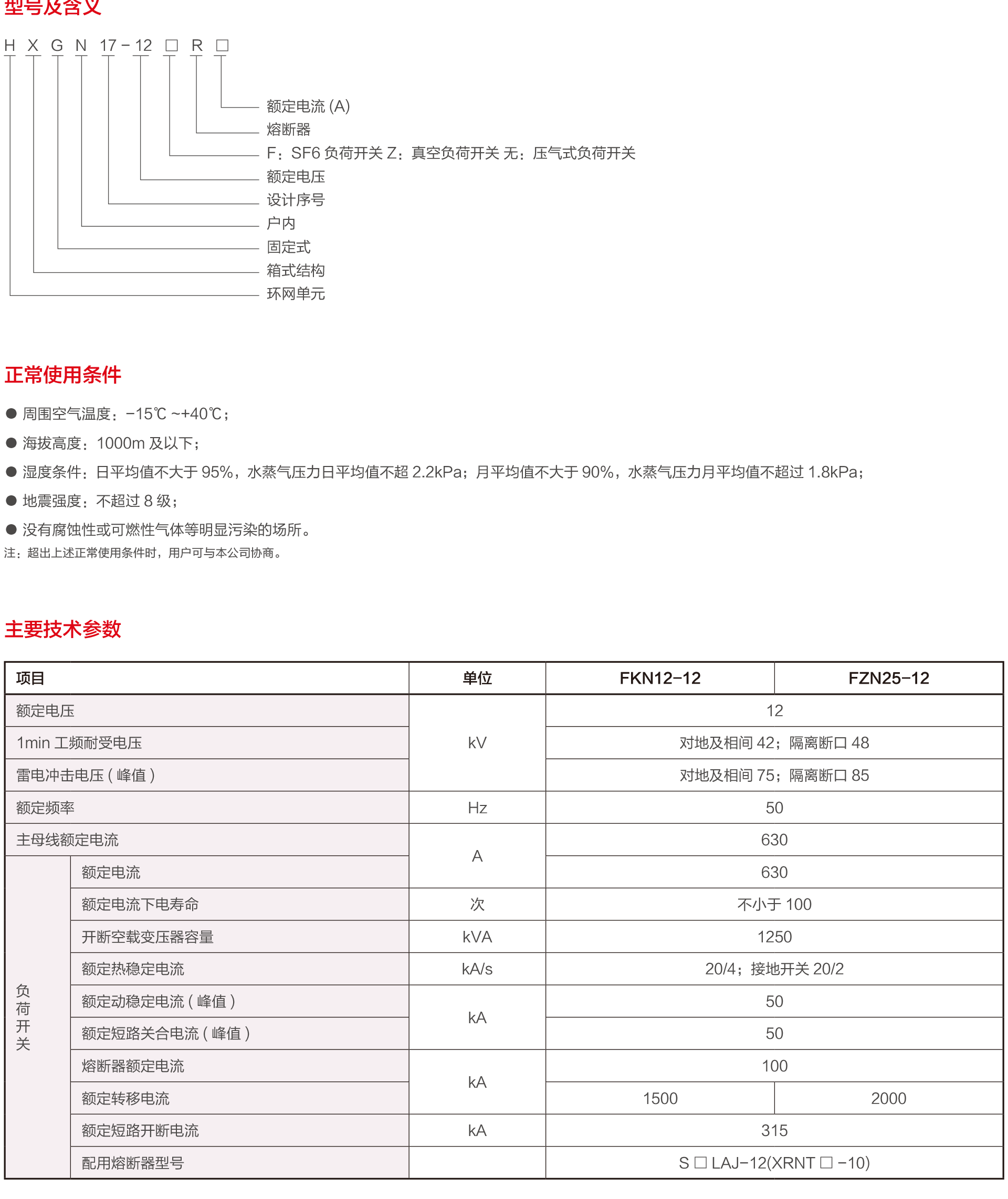 HXGN17-12交流金属环网开关设备(真空开关)-2.png